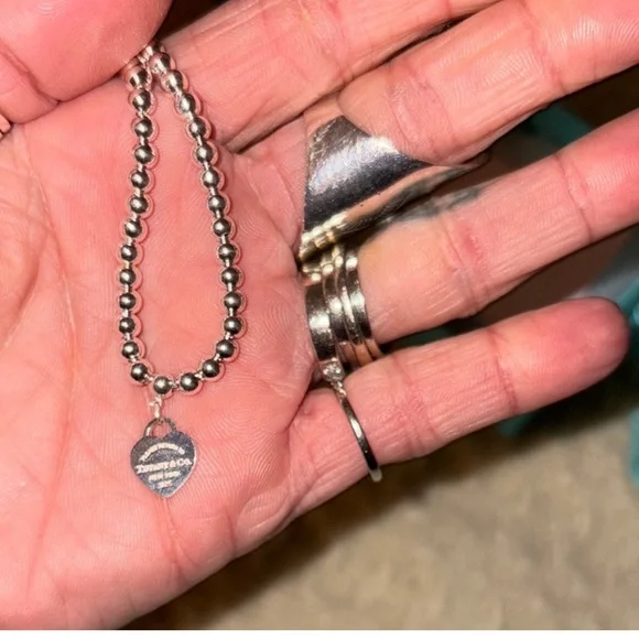 Tiffany & Co. Silver Bracelet with Elegant Design - Picture 1 of 4